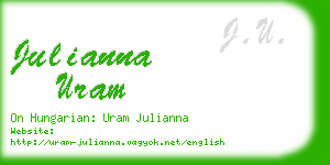 julianna uram business card
